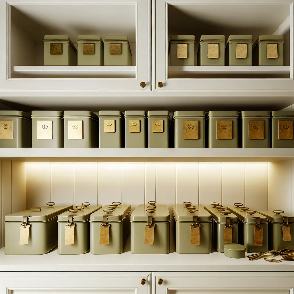 Boutique style pantry presentation